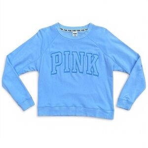 Victoria's Secret PINK Blue Sweatshirt